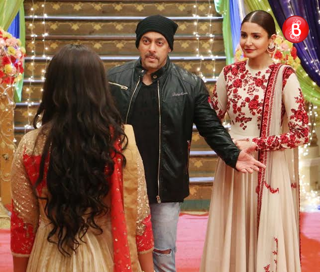 Salman Khan and Anushka Sharma at promotions of 'Sultan'