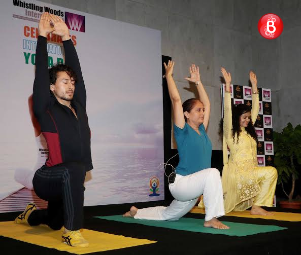 Tiger Shroff celebrates International Yoga Day