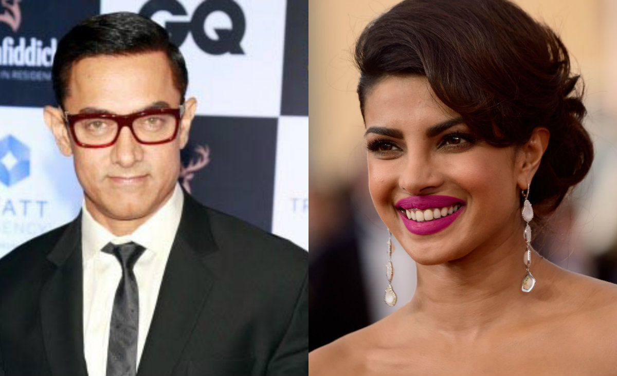Priyanka Chopra and Aamir Khan