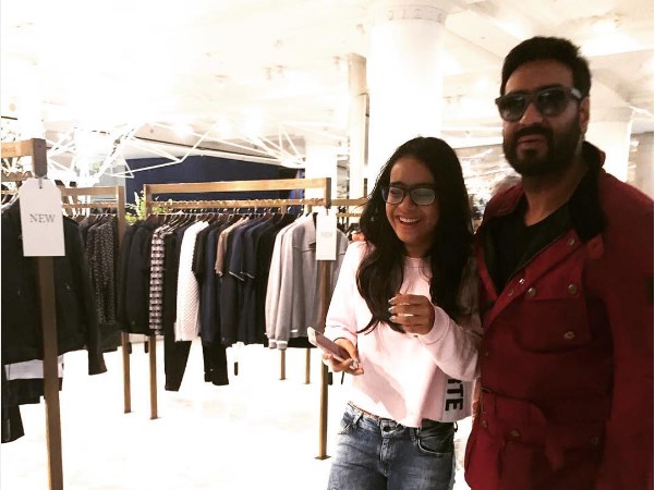 Ajay Devgn and daughter Nysa are having a gala time on their vacation