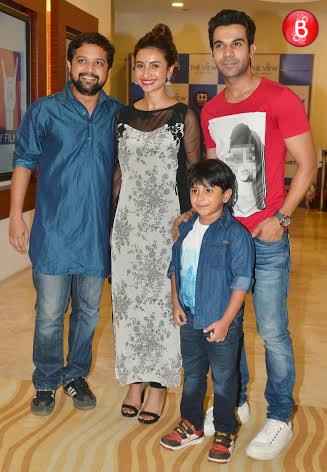 Anand Tiwari, Patralekha, Rajkummar Rao and child actor Kabir Sajid