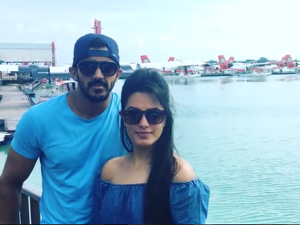 Anita Hassanandani with hubby Rohit Reddy