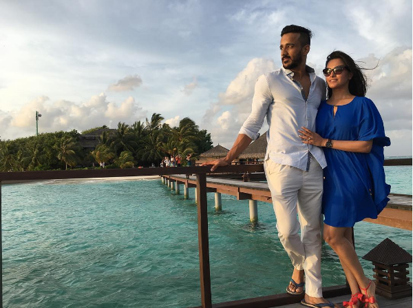 Anita Hassanandani with hubby Rohit Reddy
