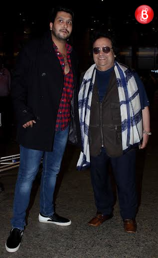 Bappi Lahiri with son Bappa