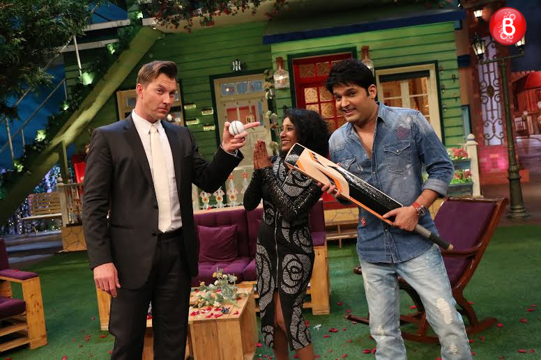 PICS: Brett Lee promotes 'UNindian' on 'The Kapil Sharma Show'