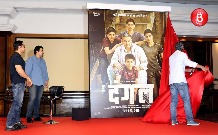 Aamir Khan attends 'Dangal' poster launch event