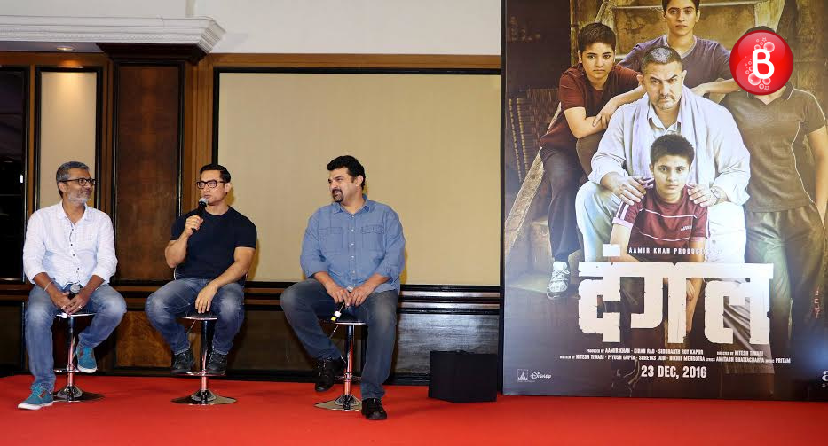 Aamir Khan attends 'Dangal' poster launch event