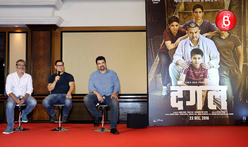 Aamir Khan attends 'Dangal' poster launch event