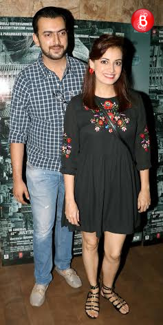 Dia Mirza with husband Sahil Sangha