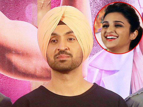 Diljit Dosanjh and Parineeti Chopra