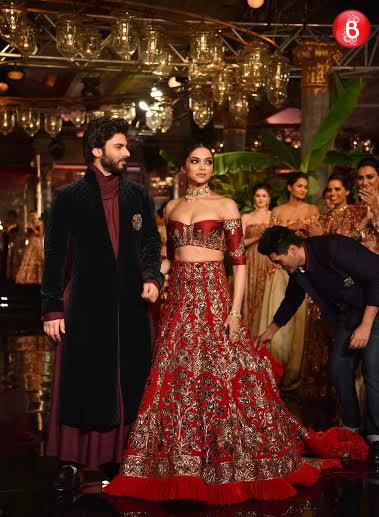 Fawad Khan and Deepika Padukone at ICW with Manish Malhotra