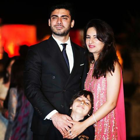 Fawad Khan and wife Sadaf