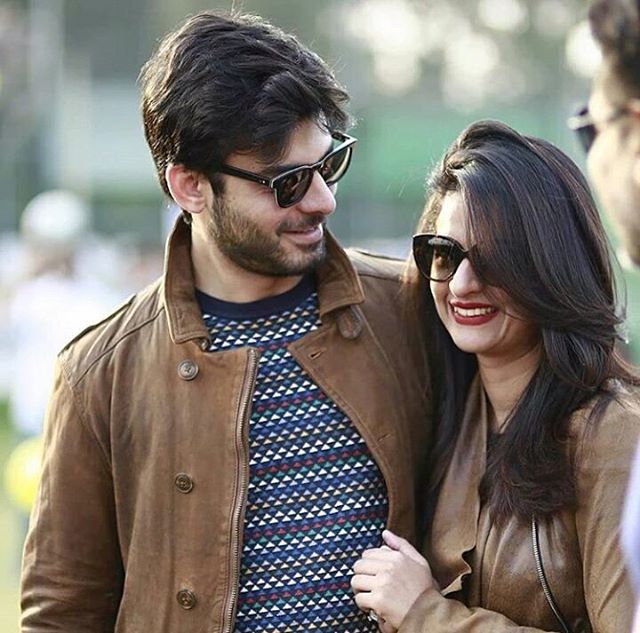 Fawad Khan and wife Sadaf