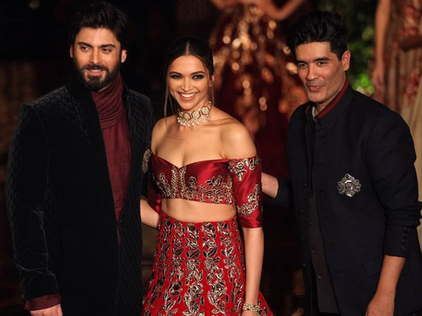 Fawad Khan, Manish Malhotra, Deepika Padukone