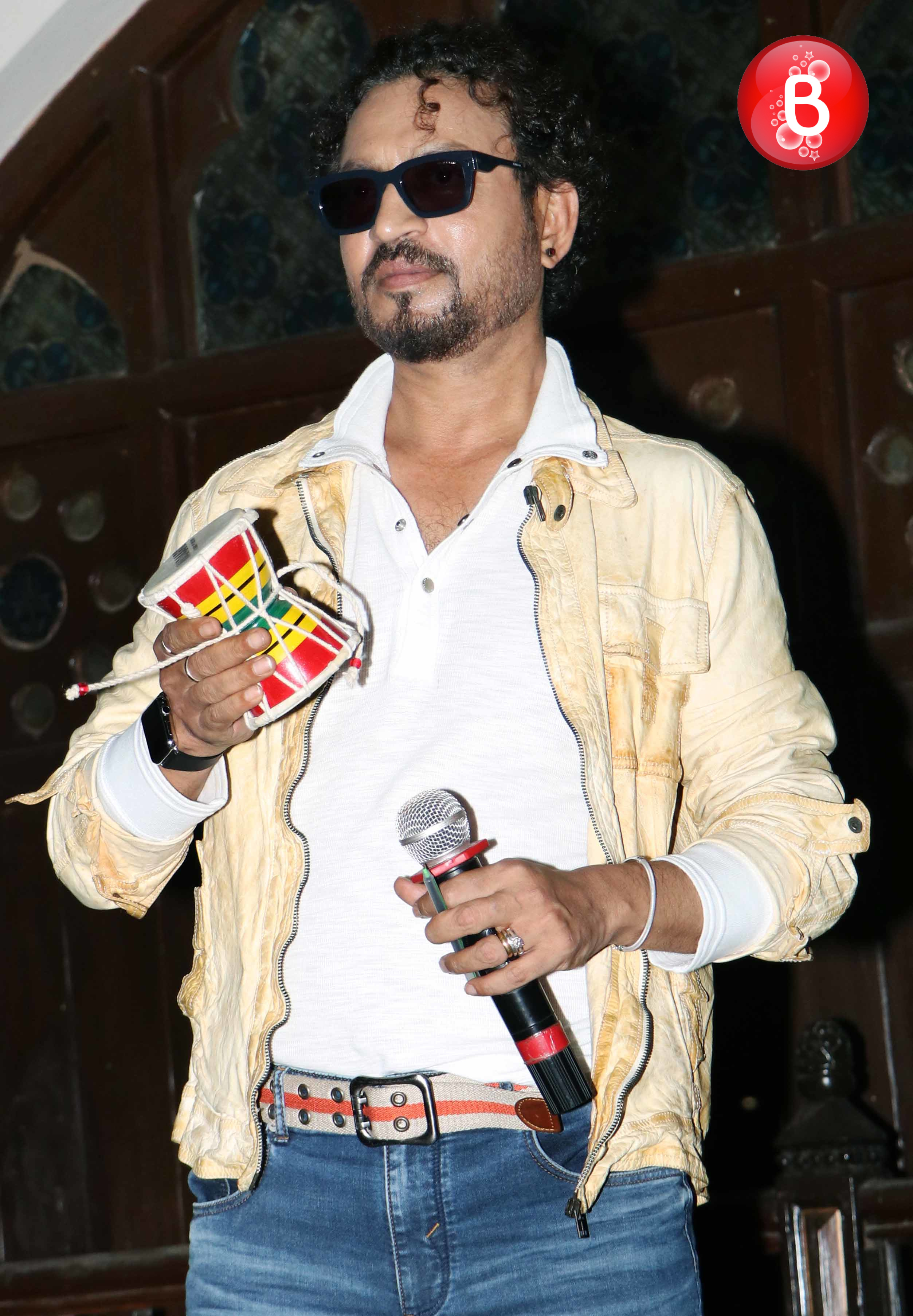 Irrfan Khan and Nishikant Kamat promotes 'Madaari'