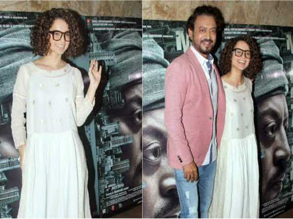 Irrfan Khan and Kangana Ranaut