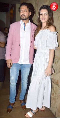 Irrfan Khan with Kriti Sanon