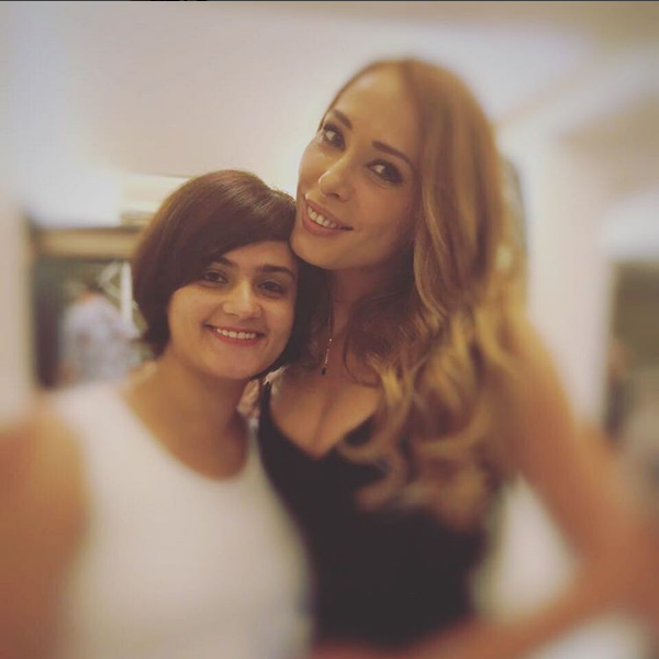 Iulia Vantur with Shweta Rohira