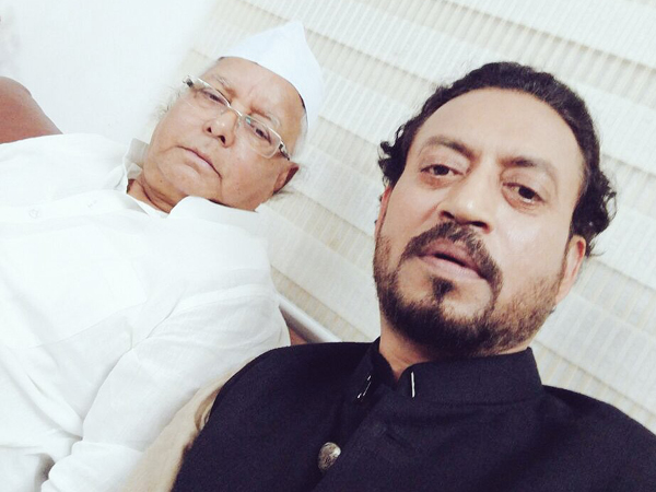 Lalu Yadav, Irrfan Khan