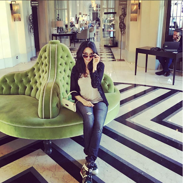 Mallika Sherawat in Versailles, France