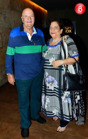 Prem Chopra with wife Uma