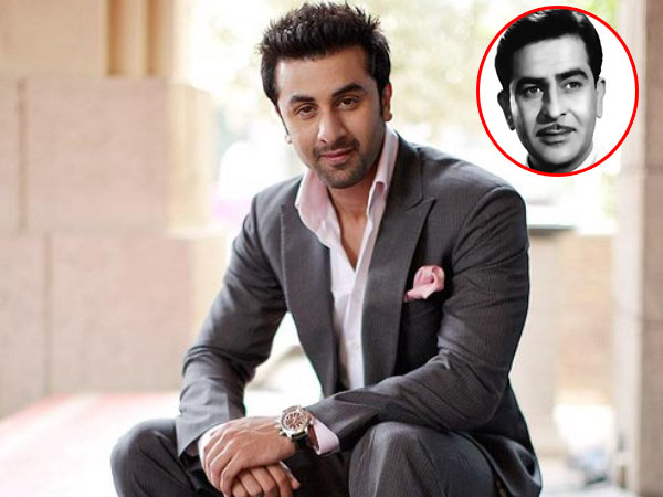 Ranbir Kapoor and raj kapoor