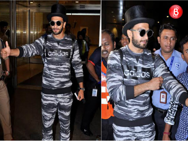Ranveer Singh at Mumbai AIrport