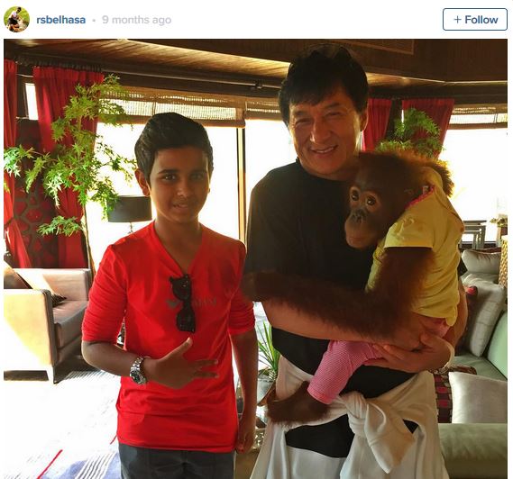 Reshad Belhasa with celebs