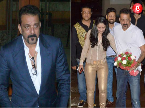 Sanjay Dutt celebrating his birthday