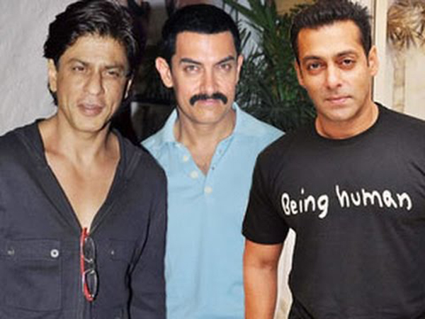 Shah Rukh Khan, Aamir Khan and Salman Khan