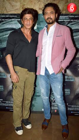 Shah Rukh Khan and Irrfan Khan