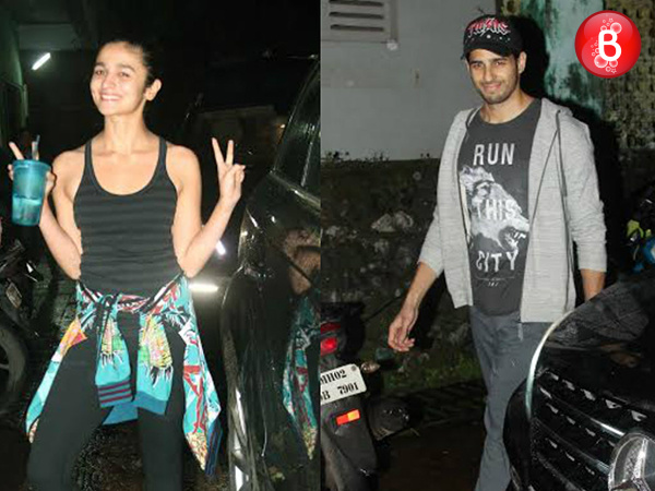 PICS: Rumoured couple Sidharth Malhotra and Alia Bhatt spotted in MHADA