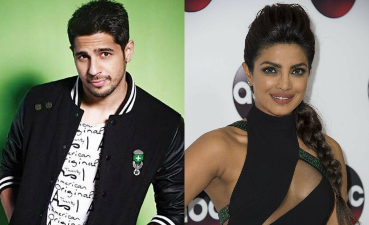 Priyanka Chopra and Sidharth Malhotra