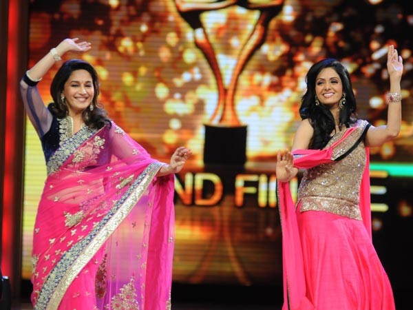 Sridevi and Madhuri Dixit