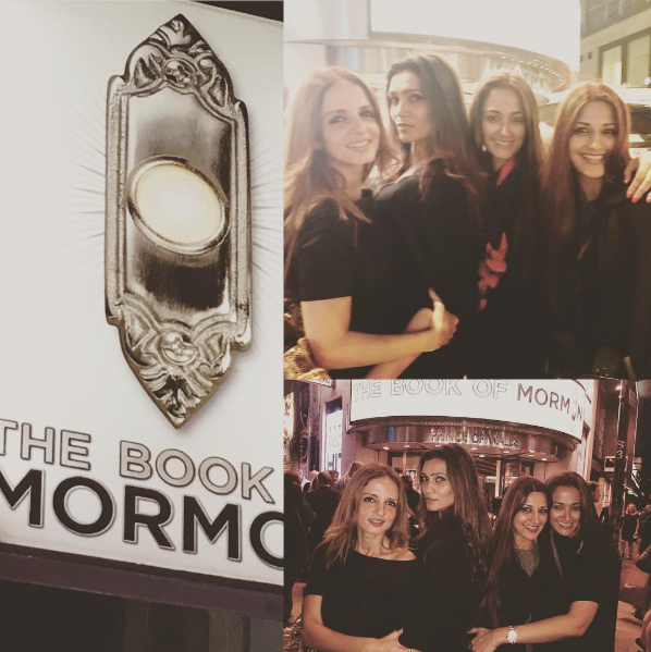 Sonali Bendre and Sussanne Khan on a holiday in London