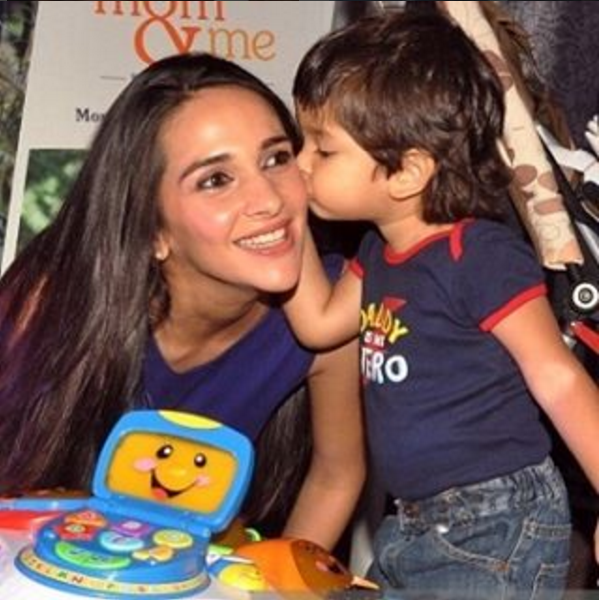 Tara Sharma with family