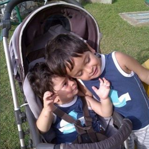 Tara Sharma with family