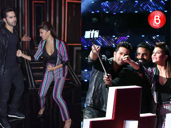 Varun Dhawan and Jacqueline Fernandez at promotions of 'Dishoom'