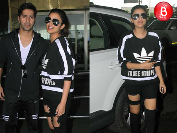 Varun Dhawan and Parineeti Chopra snapped together at airport