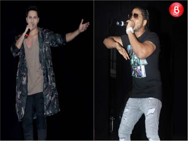 Pics: Varun Dhawan and Raftaar promote 'Dishoom' at Mithibai College