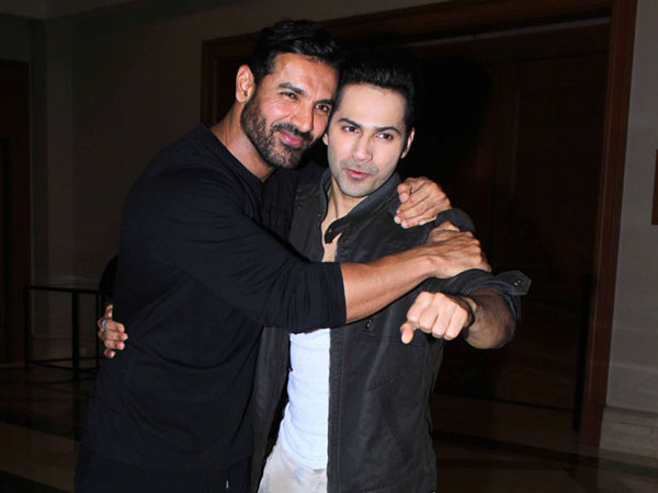 Varun and John in towel