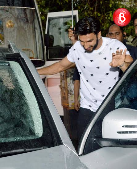 Ranveer Singh snapped outside a studio
