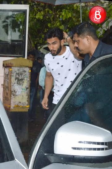 Ranveer Singh snapped outside a studio