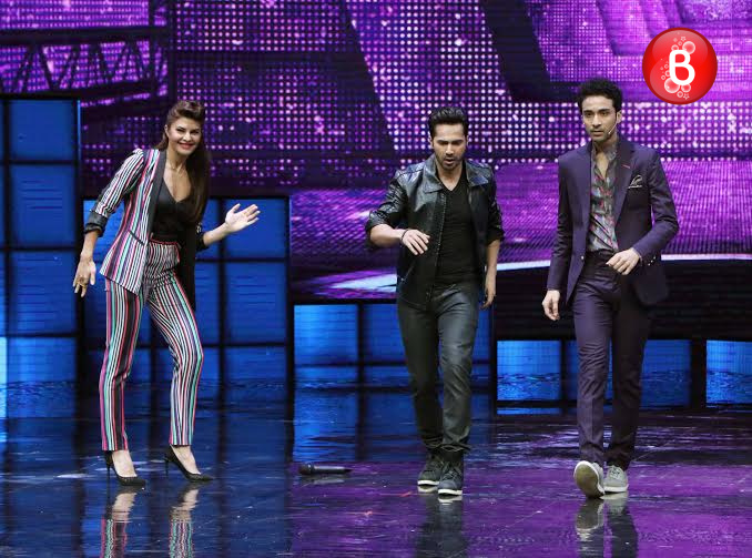 Varun Dhawan and Jacqueline Fernandez at promotions of 'Dishoom'