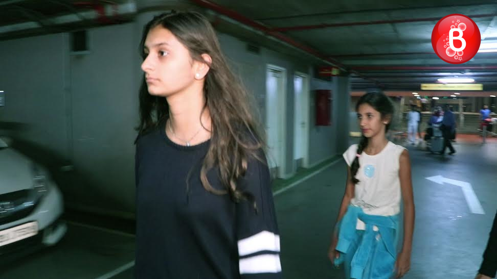 Arjun Rampal snapped with his family at airport