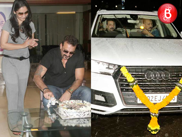 Sanjay Dutt and Maanayata Dutt celebrates the former's birthday