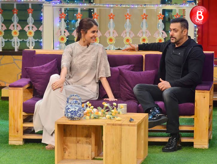 Salman Khan and Anushka Sharma at promotions of 'Sultan'