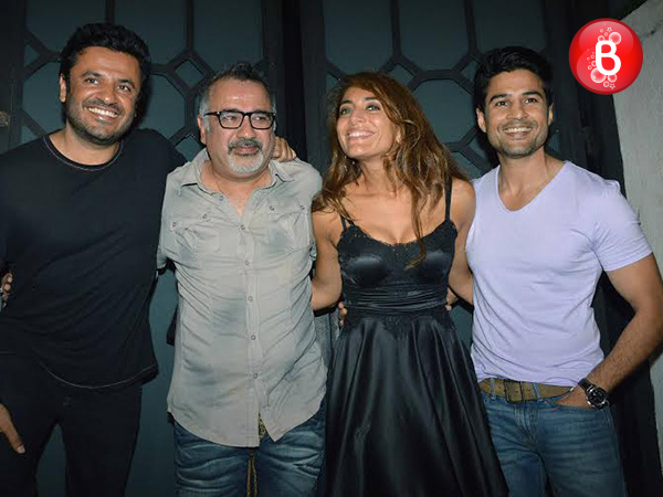 Rajeev Khandelwal, Caterina Murino and Vikas Bahl snapped at korner house