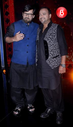 Sajid-Wajid on the sets of ‘Sa Re Ga Ma Pa’