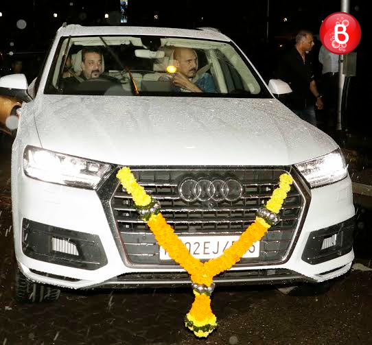 Sanjay Dutt snapped in Bandra